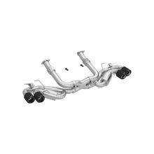MBRP 20-25 Chevrolet Corvette C8 3in Cat Back Quad Split Rear Exit w/ Carbon Fiber Tips