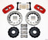Wilwood AERO6 Front Truck Kit 14.25in Drill Red 1999-2014 GM Truck/SUV 1500 - Striker Modified