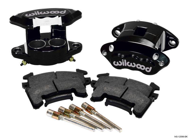 Wilwood D154 Front Caliper Kit - Black 1.62 / 1.62in Piston 1.04in Rotor - Striker Modified