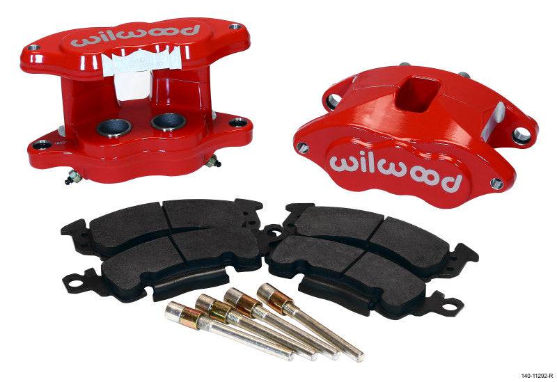 Wilwood D52 Rear Caliper Kit - Red 1.25 / 1.25in Piston 1.28in Rotor - Striker Modified