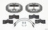 Wilwood D8-4 Front Caliper Kit Clear Corvette C2 / C3 65-82 - Striker Modified