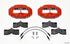 Wilwood D8-4 Front Caliper Kit Red Corvette C2 / C3 65-82 - Striker Modified