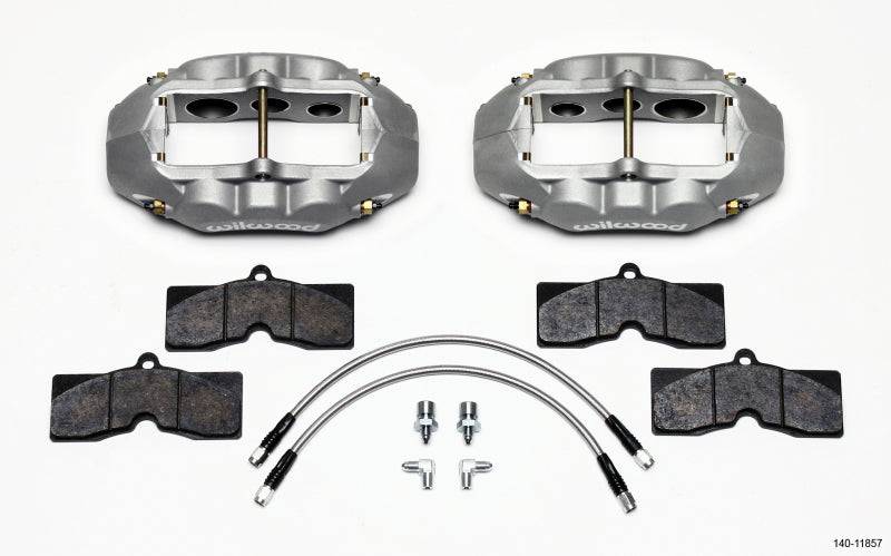 Wilwood D8-6 Front Caliper Kit Clear Corvette C2 / C3 65-82 - Striker Modified