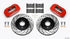 Wilwood DPHA Front Caliper & Rotor Kit Drill Red Honda / Acura w/ 262mm OE Rotor - Striker Modified