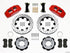 Wilwood Dynapro 6 Front Hat Kit 12.19in Drilled Red 2011 Fiesta - Striker Modified