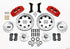 Wilwood Dynapro 6 Front Hub Kit 12.19in Drilled Red 79-87 GM G Body - Striker Modified