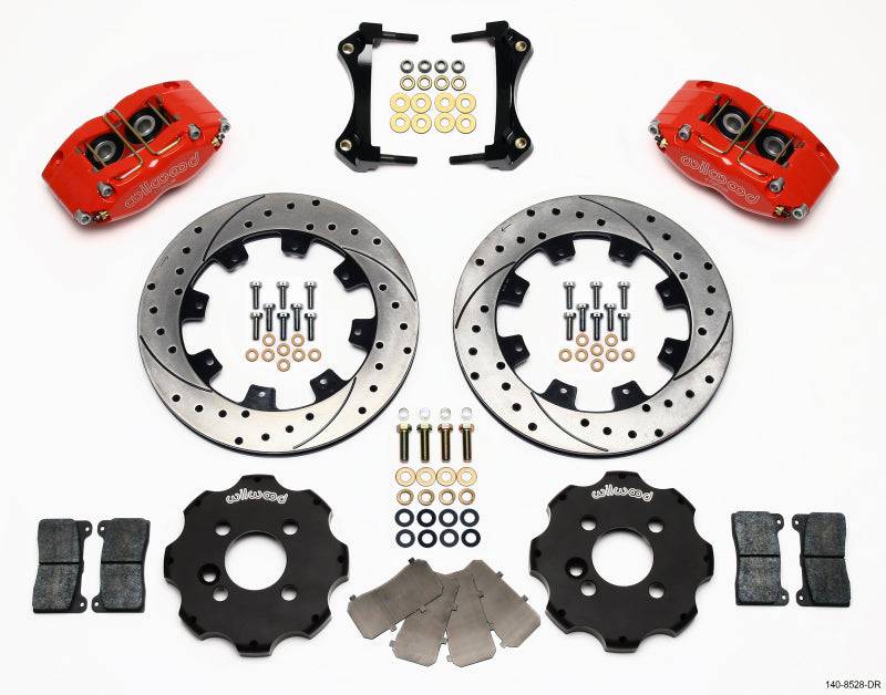 Wilwood Dynapro Radial Front Kit 12.19in Drilled Red Mini Cooper - Striker Modified