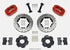 Wilwood Forged Dynalite Front Hat Kit 11.00in Drilled Red Integra/Civic w/Fac.240mm Rtr - Striker Modified