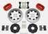 Wilwood Forged Dynalite Front Hat Kit 12.19in Drilled Red 94-01 Honda/Acura w/262mm Disc - Striker Modified