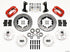 Wilwood Forged Dynalite Front Kit 11.00in Drill-Red 67-69 Camaro 64-72 Nova Chevelle - Striker Modified