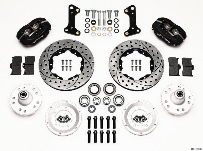 Wilwood Forged Dynalite Front Kit 11.00in Drilled 67-69 Camaro 64-72 Nova Chevelle - Striker Modified