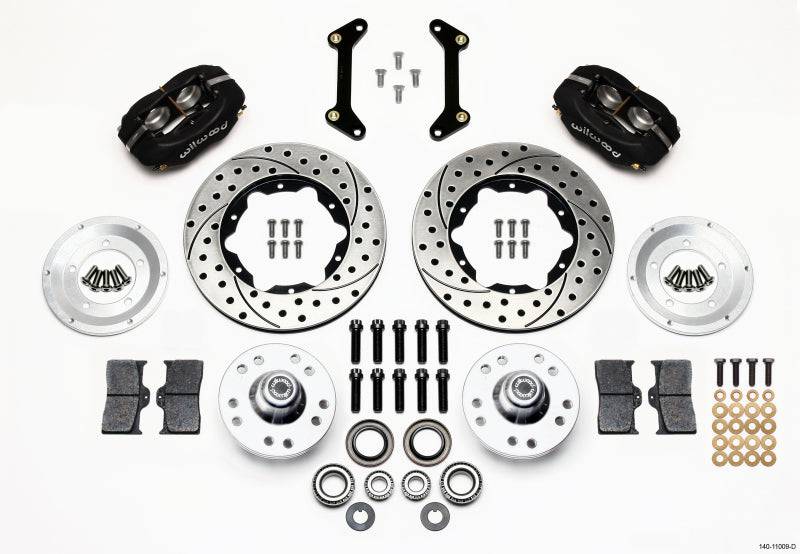 Wilwood Forged Dynalite Front Kit 11.00in Drilled 79-87 GM G Body - Striker Modified