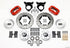 Wilwood Forged Dynalite Front Kit 11.00in Drilled Red 87-93 Mustang 5 Lug - Striker Modified
