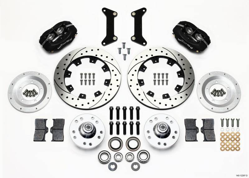 Wilwood Forged Dynalite Front Kit 12.19in Drilled 79-87 GM G Body - Striker Modified