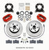 Wilwood Forged Dynalite-M Front Kit 11.30in 1 PC Rotor&Hub Red 1965-1969 Mustang Disc & Drum Spindle - Striker Modified
