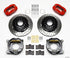 Wilwood Forged Dynalite P/S Park Brake Kit Drill-Red Impala 59-64 / Corvette 57-62 - Striker Modified