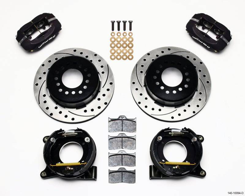 Wilwood Forged Dynalite P/S Park Brake Kit Drilled Chevy C-10 2.42 Offset 5-lug - Striker Modified