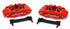 Wilwood Narrow Superlite 4R Rear Caliper & Bracket Kit - Red 97-13 C5/C6 Corvette w/ OEM Rotors - Striker Modified