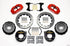 Wilwood Narrow Superlite 4R Rear P-Brk Kit 12.88in Drilled Red Chevy C-10 2.42 Offset 5-lug - Striker Modified