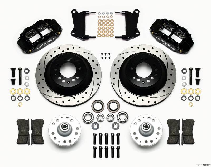 Wilwood Narrow Superlite 6R Front Hub & 1PC Rtr Kit 12.88in Dril 67-69 Camaro 64-72 Nova Chevelle - Striker Modified