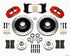 Wilwood Narrow Superlite 6R Front Hub & 1PC Rtr Kit 12.88in Dril -Red 67-69 Camaro 64-72 Nova - Striker Modified