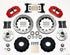 Wilwood Narrow Superlite 6R Front Hub Kit 14.00in Drill Red Chevy C-10 60-87 CPP Drop Spindle - Striker Modified