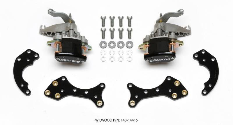 Wilwood P/S Retrofit Kit w/MC4 P-Brake Forged Dynalite Pro Street 12.19in Rear Kits - Striker Modified