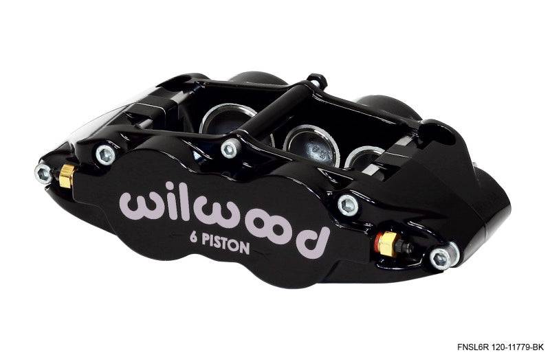 Wilwood Caliper-Narrow Superlite 6R-LH - Black 1.62/1.12/1.12in Pistons 1.25in Disc - Striker Modified