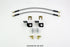 Wilwood Flexline Kit 14 inch -3 M10-1.5 IF 1/8 NPT 90 Degree - Striker Modified