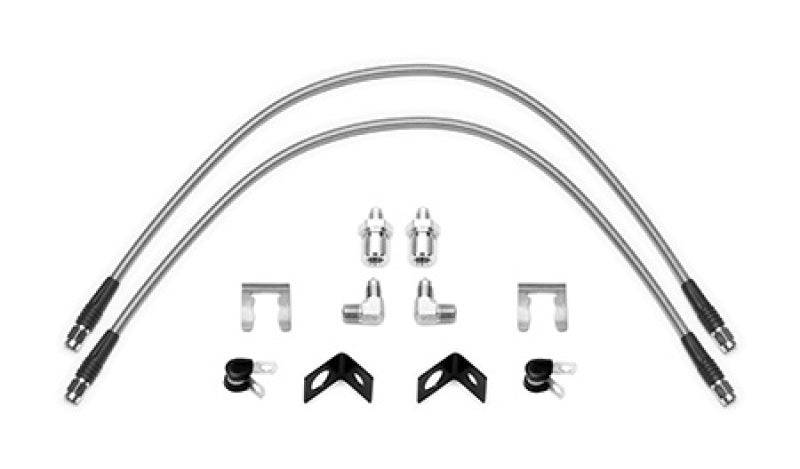 Wilwood Flexline Kit 25 inch 3/8-24 to 90 Degree - Striker Modified