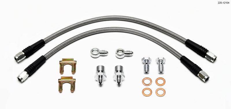 Wilwood Flexline Kit D52 Caliper 14in w/ Banjo 10mm -3/8-24 Chassis - Striker Modified