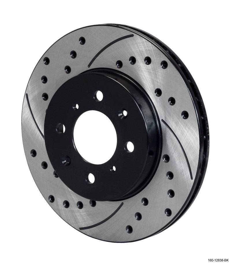 Wilwood Rotor-.68in Offset-SRP-BLK-Drill-RH 10.32 x .83 - 4 x 3.93 - Striker Modified