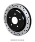 Wilwood Rotor-Rear-SRP-C5/C6 Vette-RH-BLK 12.00 x 1.03 - 5 x 4.75in - Striker Modified