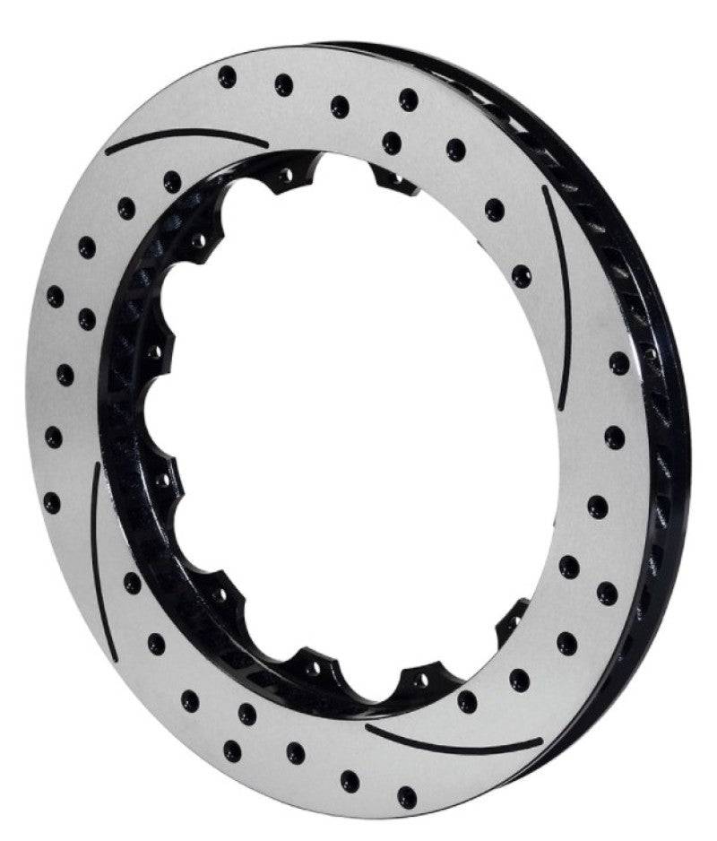 Wilwood Rotor-SRP48 SPC-37-LH-BLK-Drill 13.06 x 1.25 - 12 on 8.75in - Striker Modified