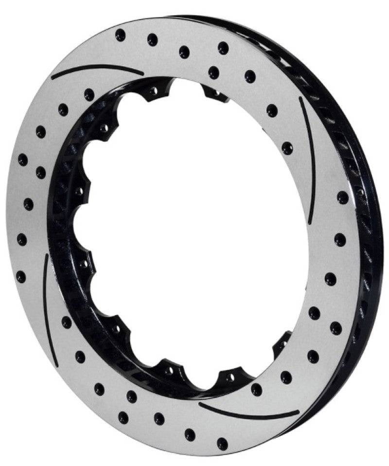 Wilwood Rotor-SRP48 SPC-37-RH-BLK-Drill 13.06 x 1.25 - 12 on 8.75in - Striker Modified