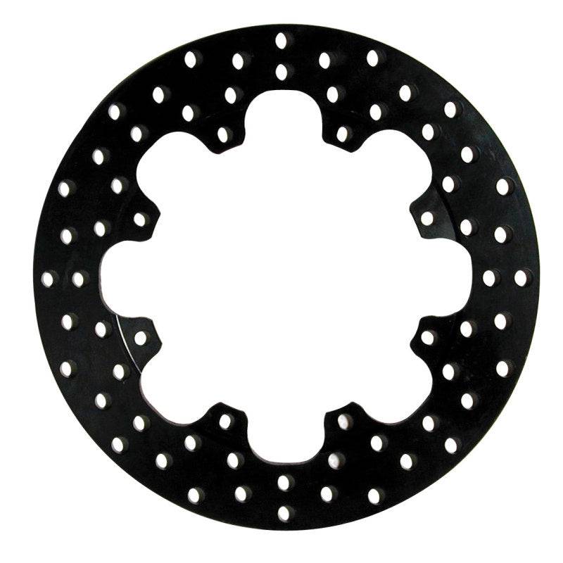Wilwood Rotor-Steel-Rear Drag-Drilled 11.44 x .350 - 8 on 7.00in - Striker Modified