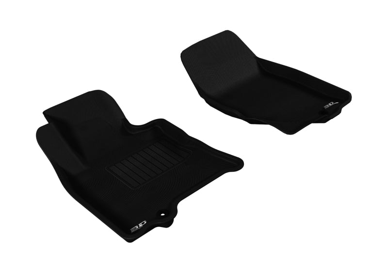 3D MAXpider 2009-2017 Infiniti QX70/QX50/FX35/EX35 Kagu 1st Row Floormat - Black - Striker Modified