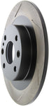 StopTech Power Slot 94-97/99-05 Mazda Miata (01-05 Normal Suspension Only) SportStop Slotted Rear R - Striker Modified