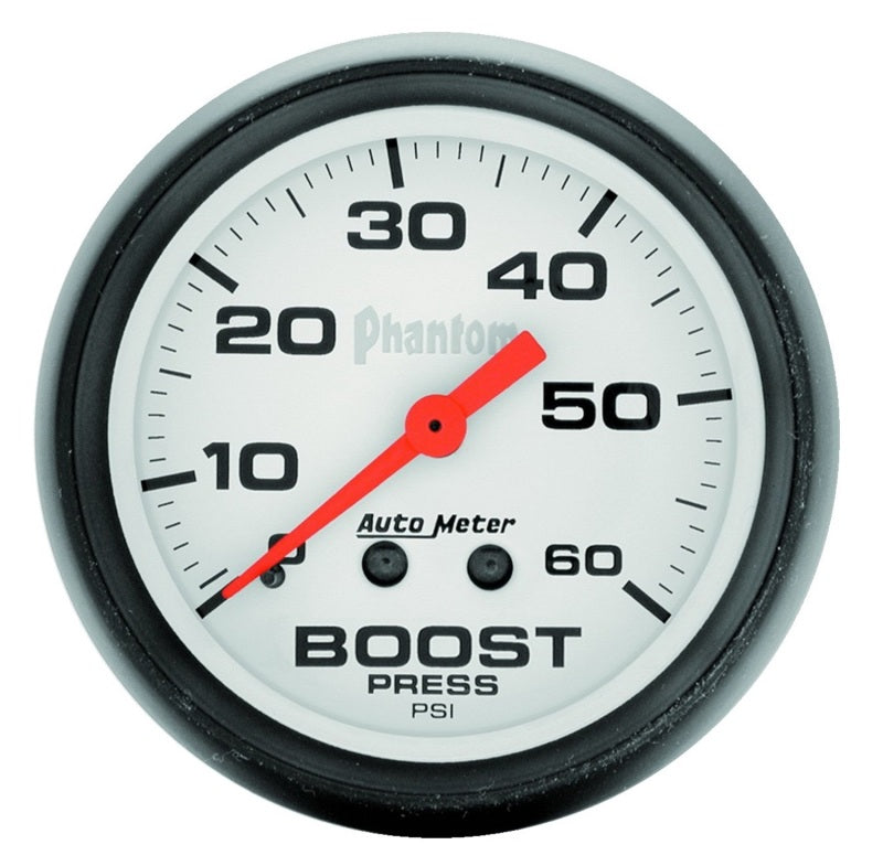 Autometer Phantom 52mm 0-60 PSI Mechanical Boost Gauge - Striker Modified