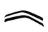 AVS 88-99 Chevy CK Standard Cab Ventvisor Outside Mount Window Deflectors 2pc - Smoke - Striker Modified