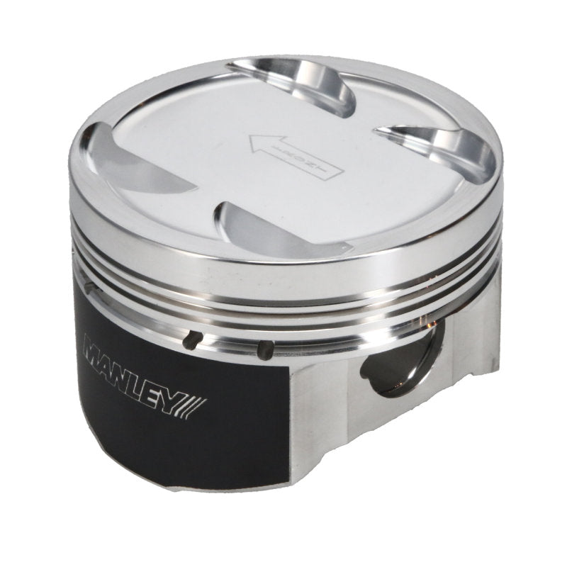 Manley 03-06 Evo 8/9 (7 Bolt 4G63T) 85.5mm +0.5mm Over Bore 8.5:1 Dish Pistons w/ Rings - Striker Modified