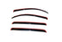 AVS 07-18 Toyota Tundra Crewmax Ventvisor In-Channel Front & Rear Window Deflectors 4pc - Smoke - Striker Modified