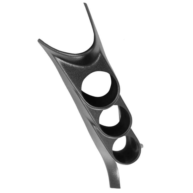 Autometer 05-09 Ford Mustang 52mm Black Triple Pillar Pod - Striker Modified