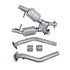 BBK 96-98 Mustang 4.6 GT High Flow X Pipe With Catalytic Converters - 2-1/2 - Striker Modified