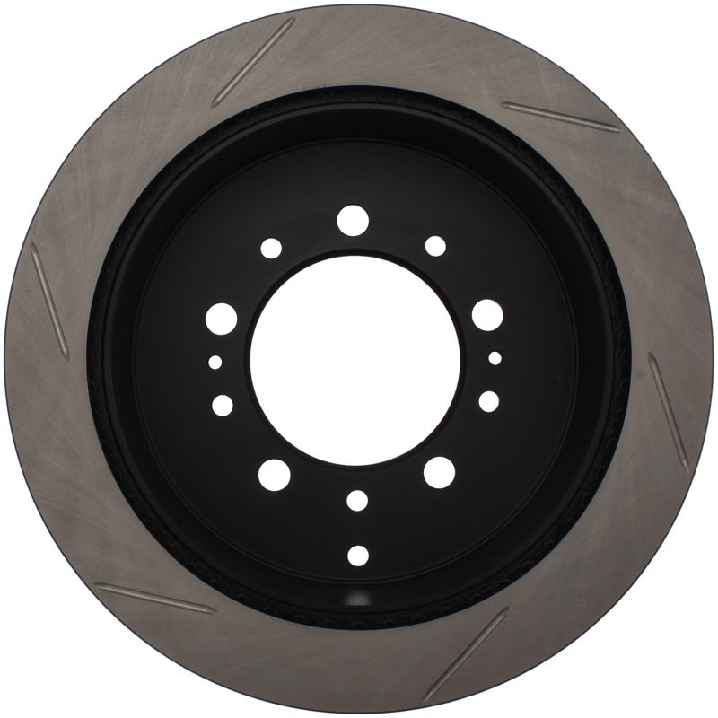 StopTech Power Slot 08-09 Lexus LX450/470/570 / 07-09 Toyota Tundra Slotted Left Rear Rotor - Striker Modified