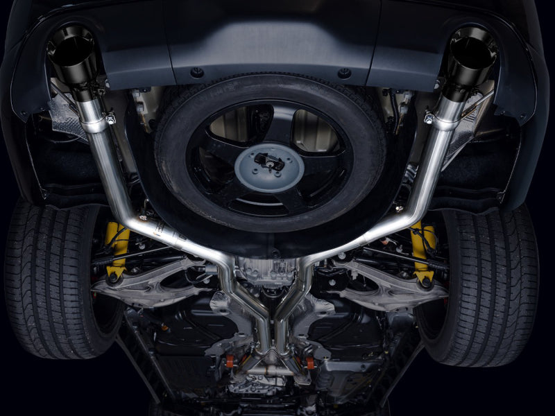 AWE Tuning 18-23 Dodge Durango SRT & Hellcat Track Edition Exhaust - Diamond Black Tips - Striker Modified