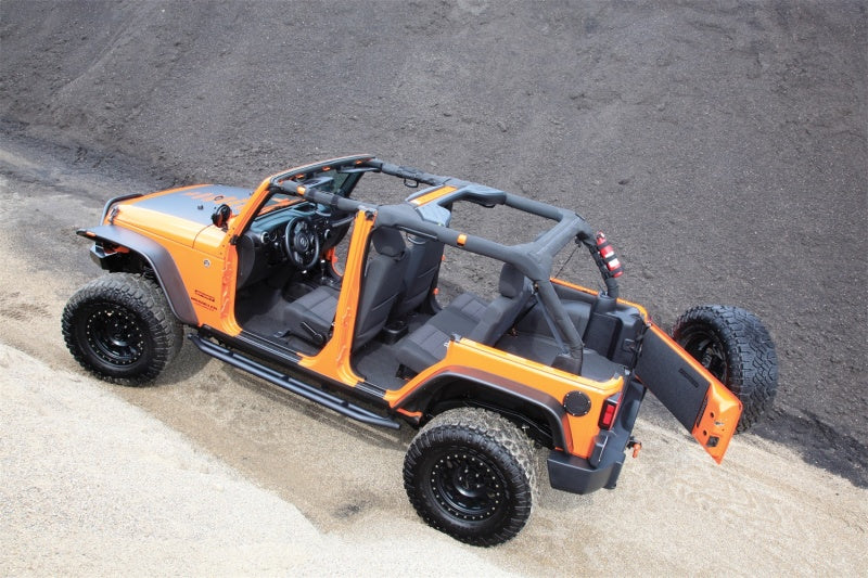 BedRug 07-16 Jeep JK Unlimited 4Dr Front 4pc BedTred Floor Kit (Incl Heat Shields) - Striker Modified