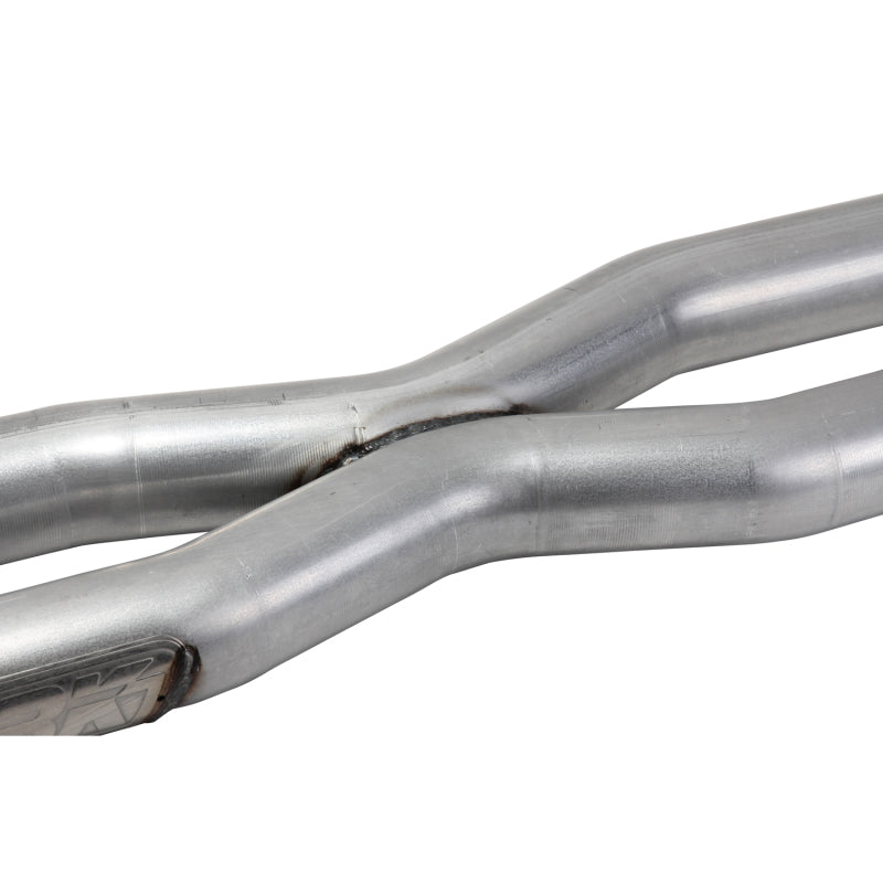 BBK 15-20 Ford Mustang GT 5.0L Resonator Delete X-Pipe (For Use w/Shorties Or Stock Manifolds) - Striker Modified