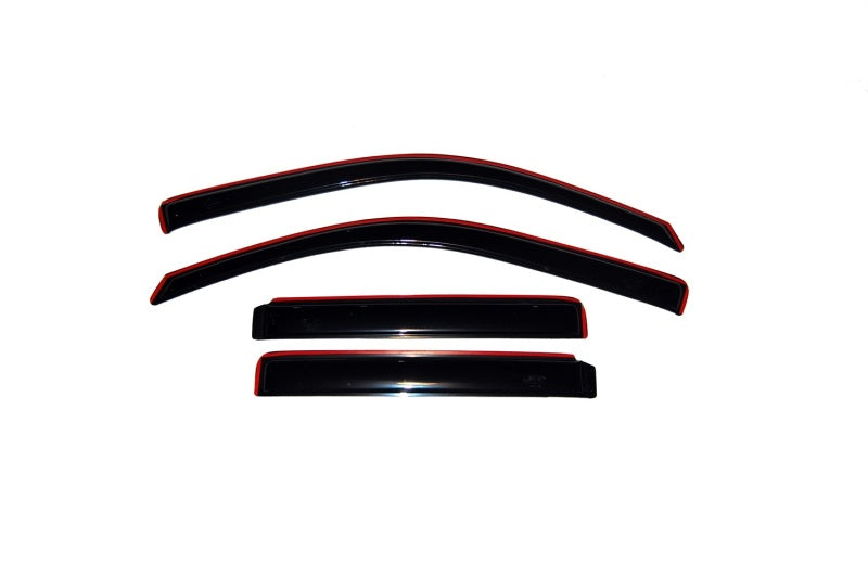 AVS 02-06 Chevy Trailblazer EXT Ventvisor In-Channel Front & Rear Window Deflectors 4pc - Smoke - Striker Modified