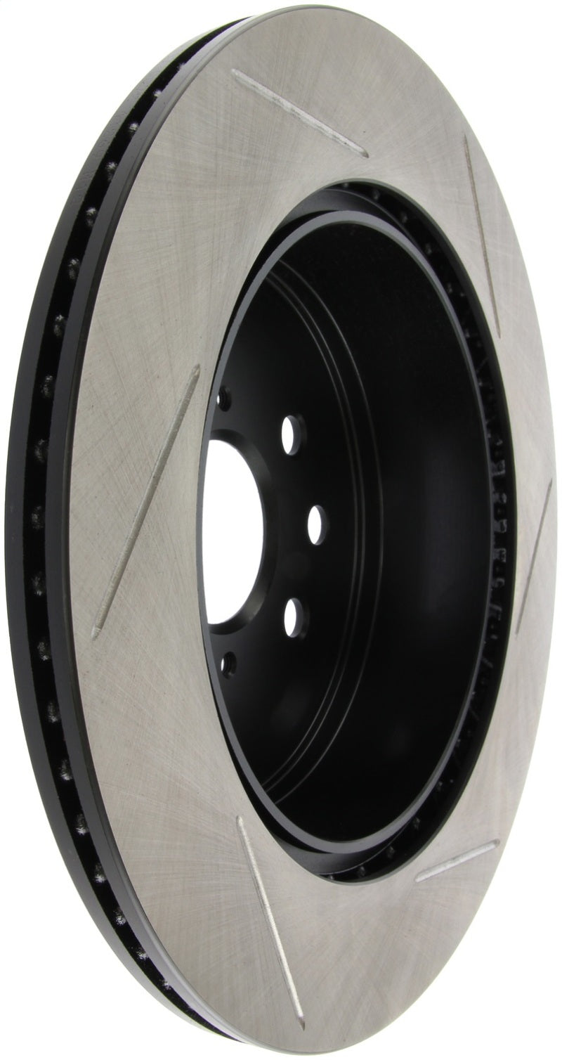 StopTech 13-14 Lexus GS300/350/400/430 Slotted Sport Rear Right Brake Rotor - Striker Modified